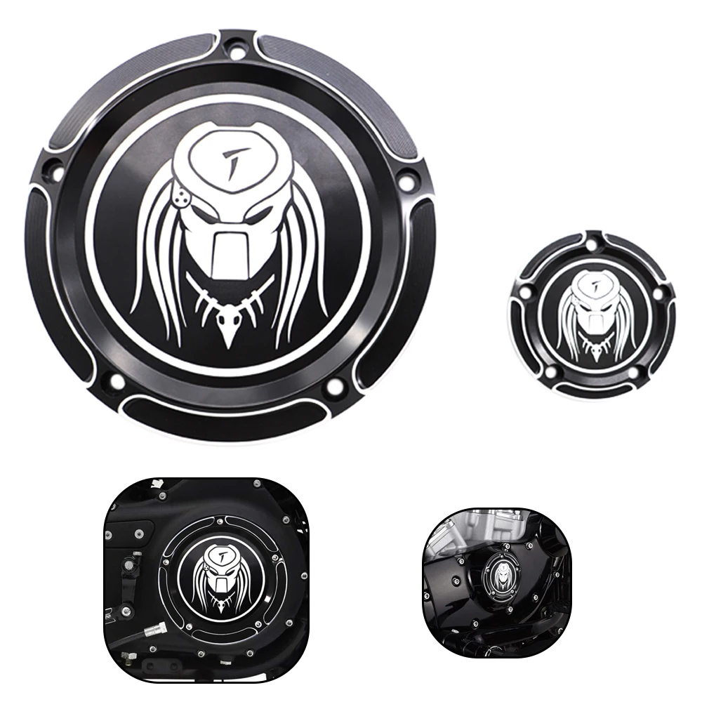 Harey CNC Derby Timer Timing Engine Cover For Dyna FLD Street Glide FLHTK FLHRS Fatboy FXSTB - Predator
Harey CNC Derby Timer Timing Engine Cover For Dyna FLD Street Glide FLHTK FLHRS Fatboy FXSTB - Predator