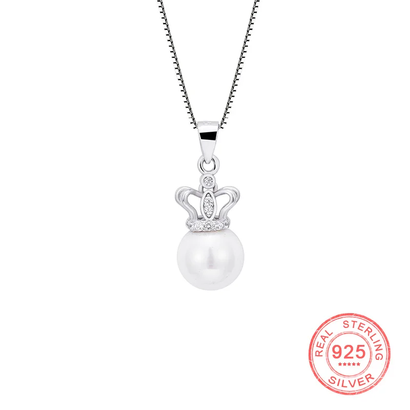 2020 New 925 Sterling Silver Pearl Necklaces for Women Crown Pendants Necklace Fine Jewelry Cubic Zirconia Luxury Accessories
2020 New 925 Sterling Silver Pearl Necklaces for Women Crown Pendants Necklace Fine Jewelry Cubic Zirconia Luxury Accessories