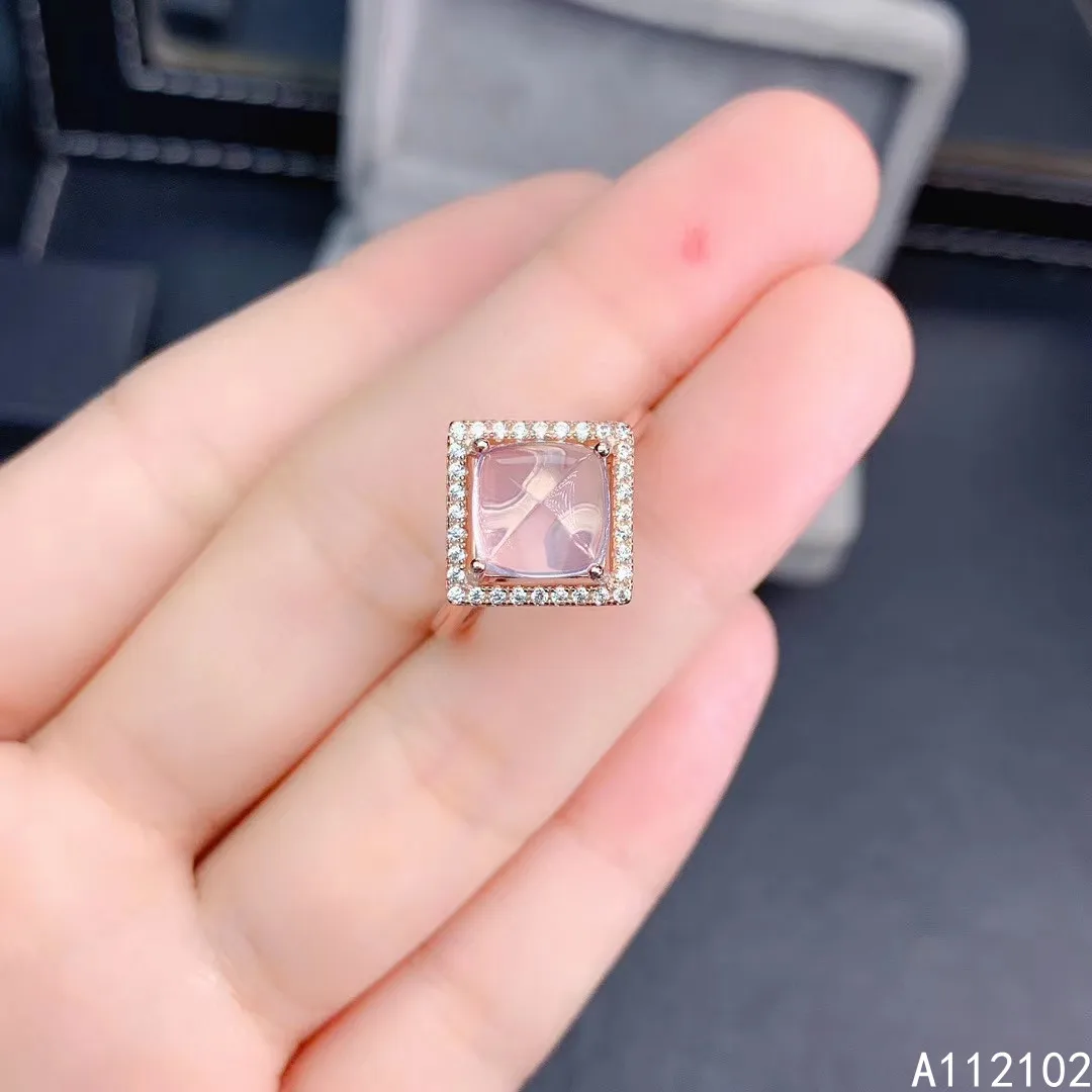 KJJEAXCMY Изящные Ювелирные изделия S925 Стерлинговое Серебро инкрустированное натуральным розовым кварцем Новое модное кольцо для девушек в китайском стиле
KJJEAXCMY Изящные Ювелирные изделия S925 Стерлинговое Серебро инкрустированное натуральным розовым кварцем Новое модное кольцо для девушек в китайском стиле