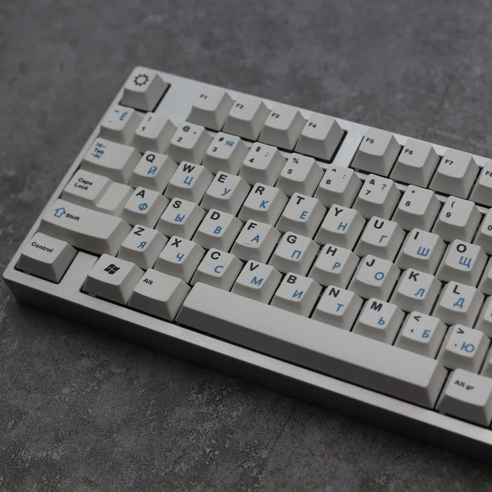 Colorful Keycaps Russian PBT White Blue Cherry Mx Switcher Dye for Gaming Mechanical Keyboard 6.25u/7u Spacebar
Colorful Keycaps Russian PBT White Blue Cherry Mx Switcher Dye for Gaming Mechanical Keyboard 6.25u/7u Spacebar