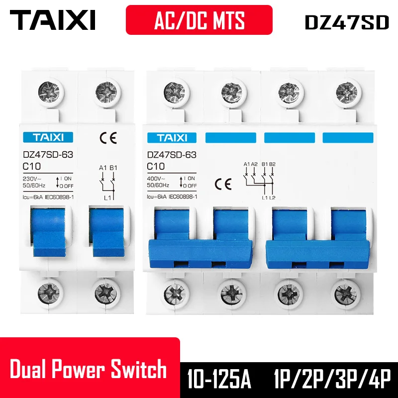 Dual Power Transfer Manual Switch Differential Circuit Breaker Power Protector Photovoltaic-Solar-Power Mini MTS 220V 50/60Hz
Dual Power Transfer Manual Switch Differential Circuit Breaker Power Protector Photovoltaic-Solar-Power Mini MTS 220V 50/60Hz