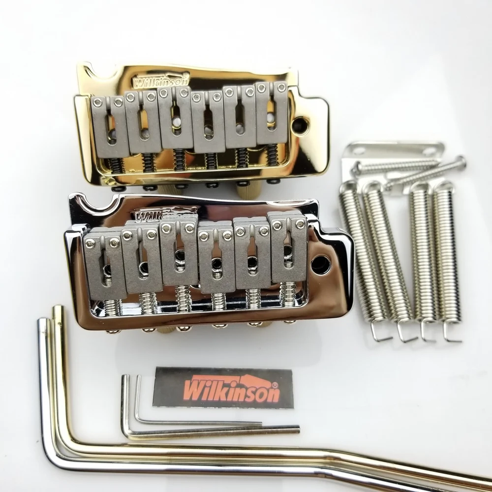 Гитарные детали WILKINSON WVP, электрогитара с системой тремоло, гитарная система Tremolo, мост, 2 точки, стальное седло, тремоло, Хромовая, серебристая, Золотая система
Гитарные детали WILKINSON WVP, электрогитара с системой тремоло, гитарная система Tremolo, мост, 2 точки, стальное седло, тремоло, Хромовая, серебристая, Золотая система