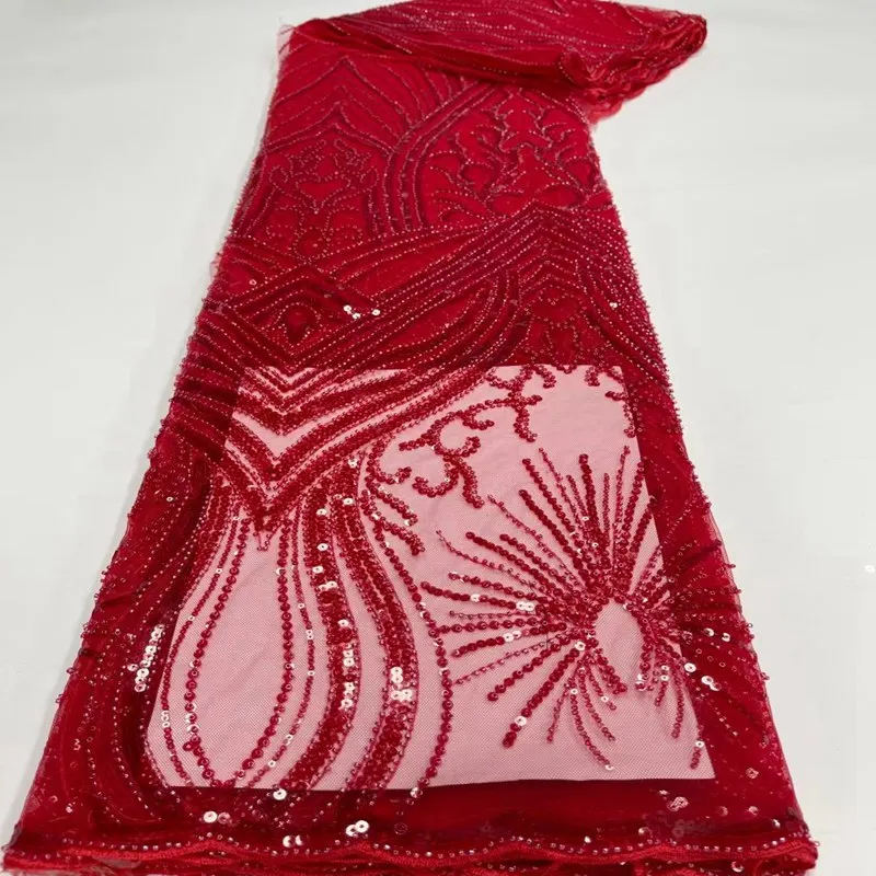 Latest Big Wedding Tulle Lace High grade African French Lace Mesh Fabric with Small Beads Sequins TS9435
Latest Big Wedding Tulle Lace High grade African French Lace Mesh Fabric with Small Beads Sequins TS9435