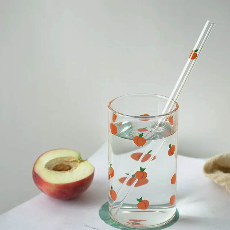 Ins Printed Glass Cup Nordic Style Breakfast Milk Juice Glass Heat Resistant Transparent Water Cup Straw For Home OffIce
Ins Printed Glass Cup Nordic Style Breakfast Milk Juice Glass Heat Resistant Transparent Water Cup Straw For Home OffIce