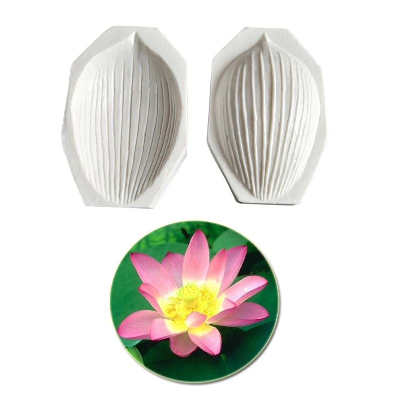 Large Lotus Flower Petals Veiner Sugar Tool Meridians Flower Silicone Cake Mold Simulation Gum Paste Mould M2485
Large Lotus Flower Petals Veiner Sugar Tool Meridians Flower Silicone Cake Mold Simulation Gum Paste Mould M2485