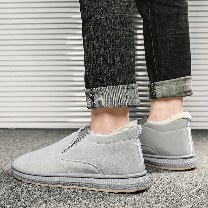 Nice Men Winter Snow Boots Warm Flat Shoes Fur With Slip On Suede Boot Low Lightweight Sneakers Classic Boots Fashion Ankle Boot
Nice Men Winter Snow Boots Warm Flat Shoes Fur With Slip On Suede Boot Low Lightweight Sneakers Classic Boots Fashion Ankle Boot