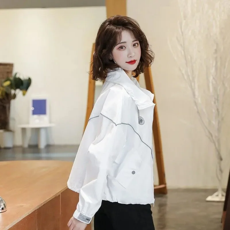 White Short Coat 2021 New Female Spring and Autumn Korean Version Small Fragrance Windbreaker Fashion Loose Jacket Women Pink
White Short Coat 2021 New Female Spring and Autumn Korean Version Small Fragrance Windbreaker Fashion Loose Jacket Women Pink
