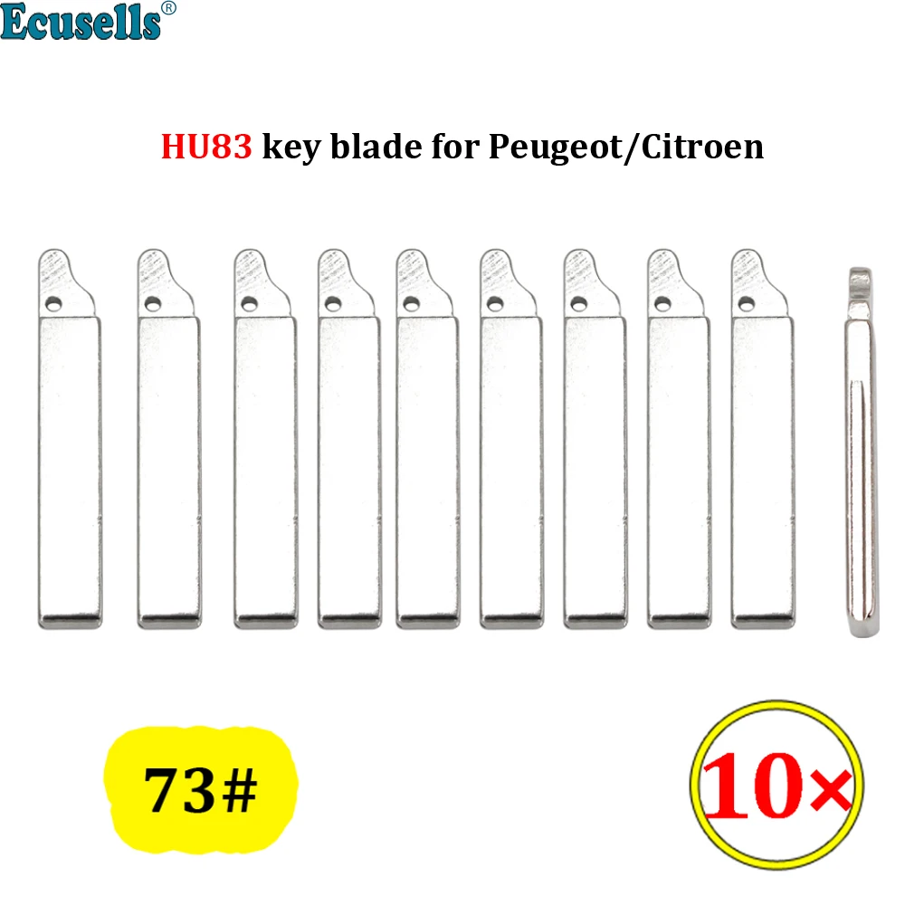 10Pcs/Lot NO.73 Blade for Renault Citroen Peugeot 307 Flip Folding Key Blank Uncut Modified HU83 Key Blade with Grooves
10Pcs/Lot NO.73 Blade for Renault Citroen Peugeot 307 Flip Folding Key Blank Uncut Modified HU83 Key Blade with Grooves