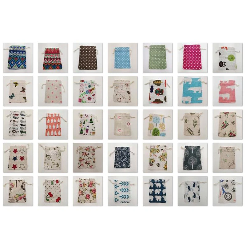 50pcs Pattern Design Cotton Packaging Bag Drawstring Gift Bag Tote Bags for Women Storage Jewelry Display Pouch Small Cloth Bags
50pcs Pattern Design Cotton Packaging Bag Drawstring Gift Bag Tote Bags for Women Storage Jewelry Display Pouch Small Cloth Bags