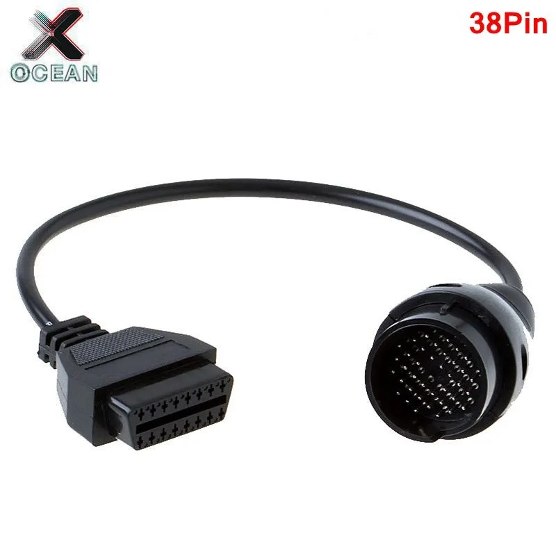 High Quality For MB 38 Pin to 16 Pin OBD2 OBD Diagnostic Adapter For Mercedes 38 pin OBD 38pin Connector For Benz Free Shipping
High Quality For MB 38 Pin to 16 Pin OBD2 OBD Diagnostic Adapter For Mercedes 38 pin OBD 38pin Connector For Benz Free Shipping
