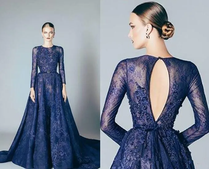 Темно-синие платья Elie Saab, вечерние кружевные платья для выпускного вечера, платья трапециевидного силуэта, дешевые платья с круглым вырезом и длинными рукавами
Темно-синие платья Elie Saab, вечерние кружевные платья для выпускного вечера, платья трапециевидного силуэта, дешевые платья с круглым вырезом и длинными рукавами