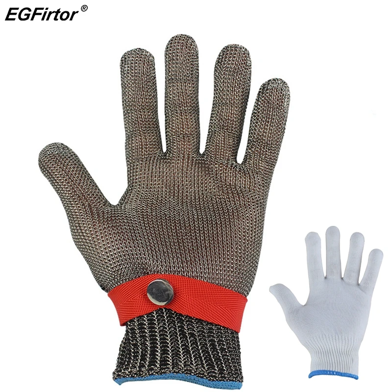 Cut Resistant Glove-Stainless Steel Wire Metal Mesh Butcher Safety Work Glove For Meat Cutting Fishing
Cut Resistant Glove-Stainless Steel Wire Metal Mesh Butcher Safety Work Glove For Meat Cutting Fishing