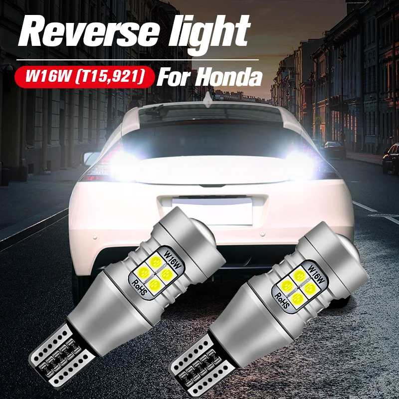 2 шт., светодиодная лампа задсветильник хода W16W T15 Canbus для Honda Accord Civic
2 шт., светодиодная лампа задсветильник хода W16W T15 Canbus для Honda Accord Civic
