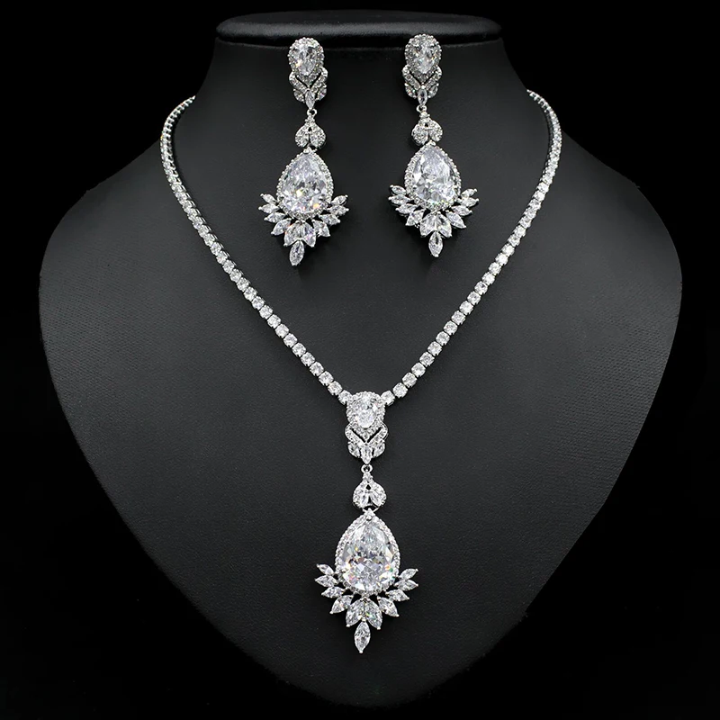 Ekopdee Fashion Crystal Zirconia Bridal Jewelry Sets Multicolor Color Chandelier Necklace Flower Earrings Women Wedding Arete
Ekopdee Fashion Crystal Zirconia Bridal Jewelry Sets Multicolor Color Chandelier Necklace Flower Earrings Women Wedding Arete