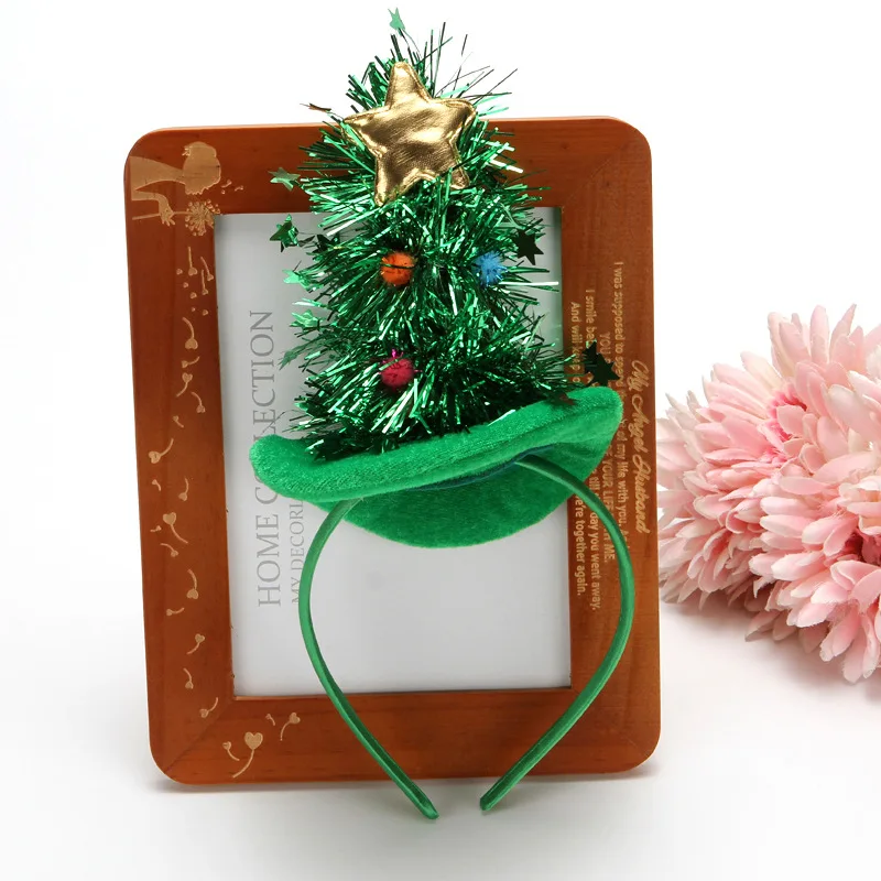 Green Tree Star Ornaments Headband Hair Band Top Hat Headwear Party Gifts navidad Wedding Festival
Green Tree Star Ornaments Headband Hair Band Top Hat Headwear Party Gifts navidad Wedding Festival