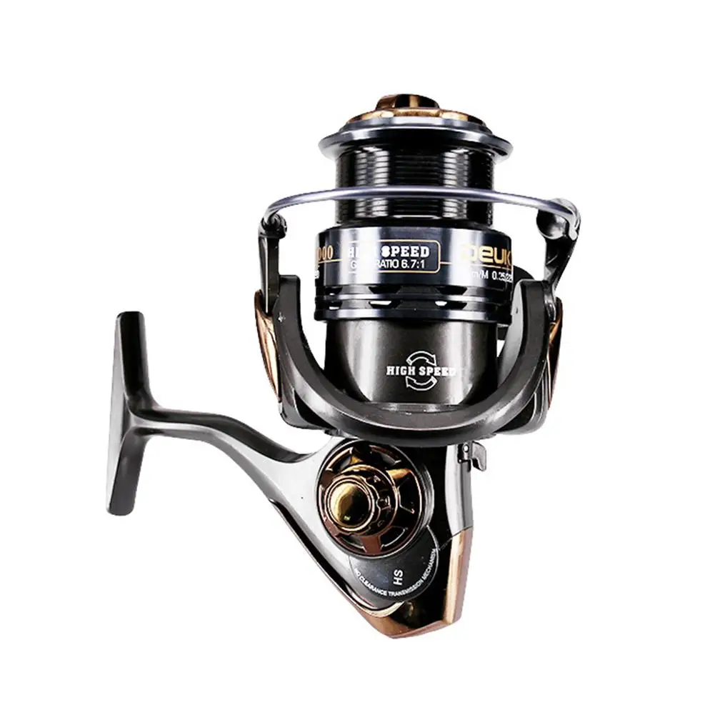 Rotating Fishing Reel 7.1:1 Spinning Reel Upgraded Lightweight Fishing Baitcasting Reel 2000/3000/5000 Fishing Supplies Reel
Rotating Fishing Reel 7.1:1 Spinning Reel Upgraded Lightweight Fishing Baitcasting Reel 2000/3000/5000 Fishing Supplies Reel