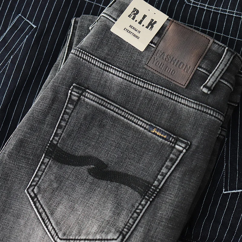 3608# Winter Thickened Denim Jeans with Velvet Men's Retro Washed Old Heavyweight Comfortable Elastic Slim Straight Casual Pants
3608# Winter Thickened Denim Jeans with Velvet Men's Retro Washed Old Heavyweight Comfortable Elastic Slim Straight Casual Pants