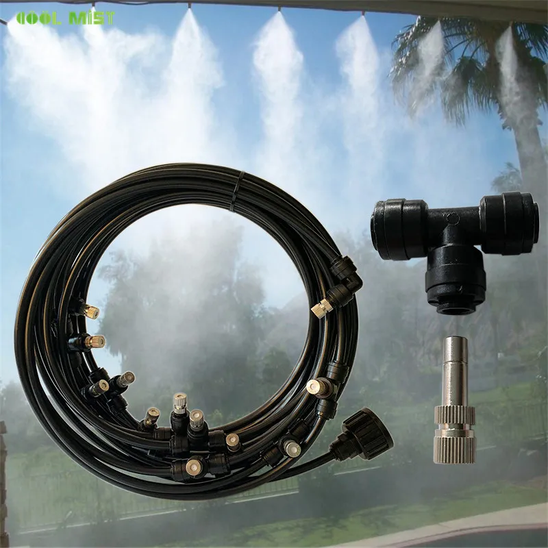 H73 Water Sprayer Kits 10M Wet Fog Garden Nebulizers Outdoor Misting System 12pcs Mist Nozzles Humidification Patio Cooling Set
H73 Water Sprayer Kits 10M Wet Fog Garden Nebulizers Outdoor Misting System 12pcs Mist Nozzles Humidification Patio Cooling Set