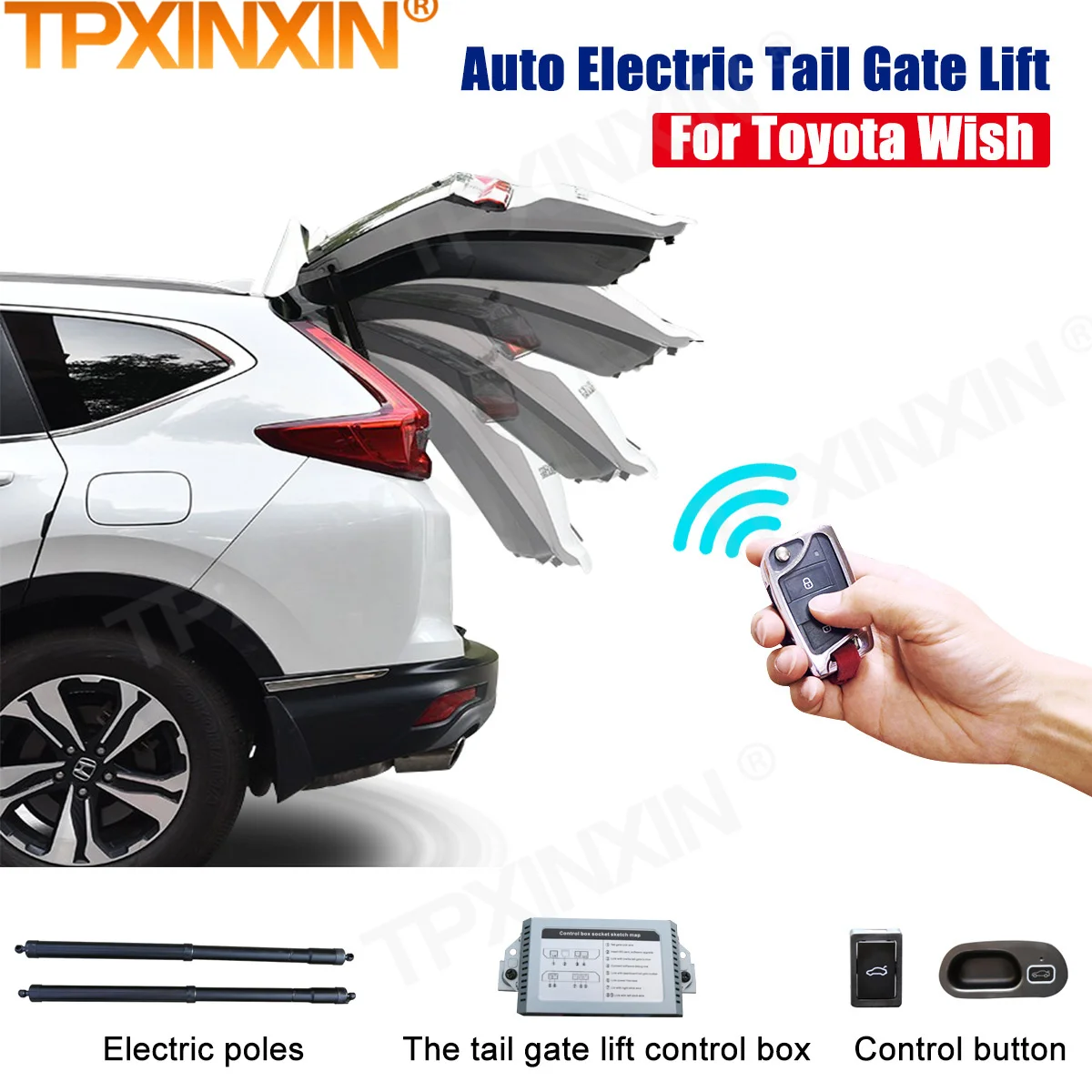 Easy To Install Smart Auto Electric Tail Gate Lift For Toyota Wish 2016+ With Remote Control Drive Seat Button Control
Easy To Install Smart Auto Electric Tail Gate Lift For Toyota Wish 2016+ With Remote Control Drive Seat Button Control