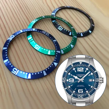 론진 하이드로 컨퀘스트 알루미늄 시계 베젤 인서트, 39mm 남성용 시계 부품