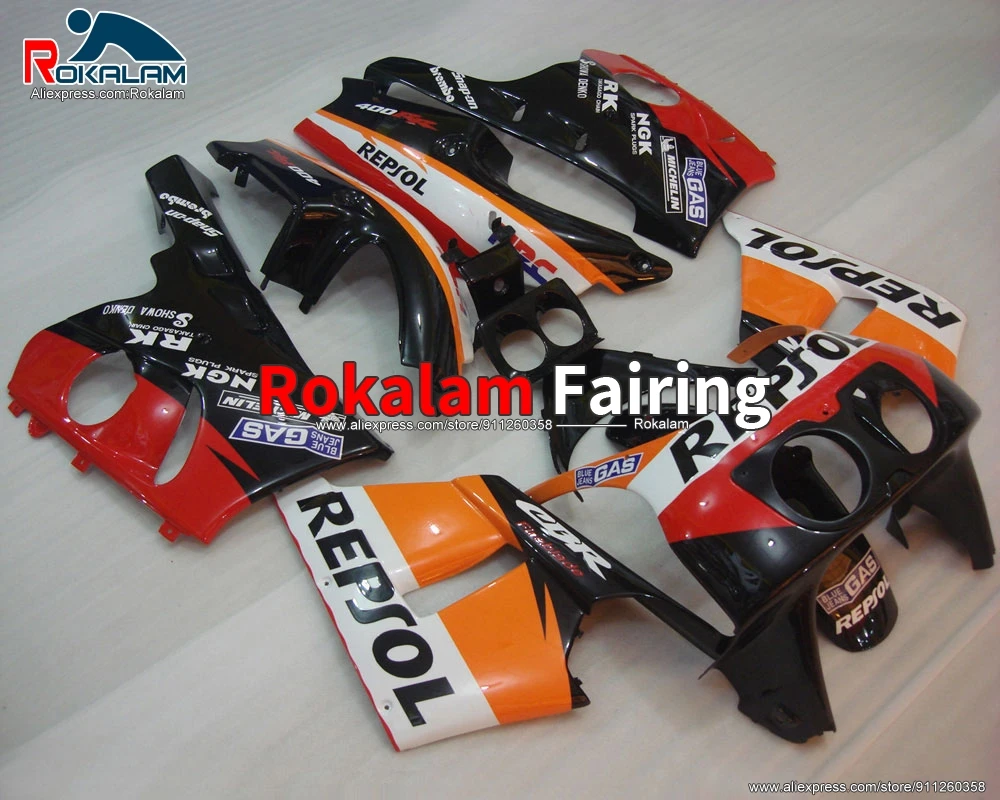 Aftermarket Fairings For Honda CBR 400RR NC-29 1990 1998 CBR400 RR NC29 90 98 Motorcycle Body Multicolor Fairing Kits 
Aftermarket Fairings For Honda CBR 400RR NC-29 1990 1998 CBR400 RR NC29 90 98 Motorcycle Body Multicolor Fairing Kits