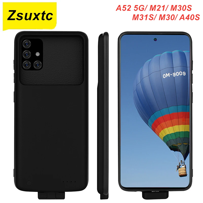 5000 Mah For Samsung Galaxy A52 5G M21 M30S M31S M30 A40S Battery Case Smart Charger Power Bank Case
5000 Mah For Samsung Galaxy A52 5G M21 M30S M31S M30 A40S Battery Case Smart Charger Power Bank Case