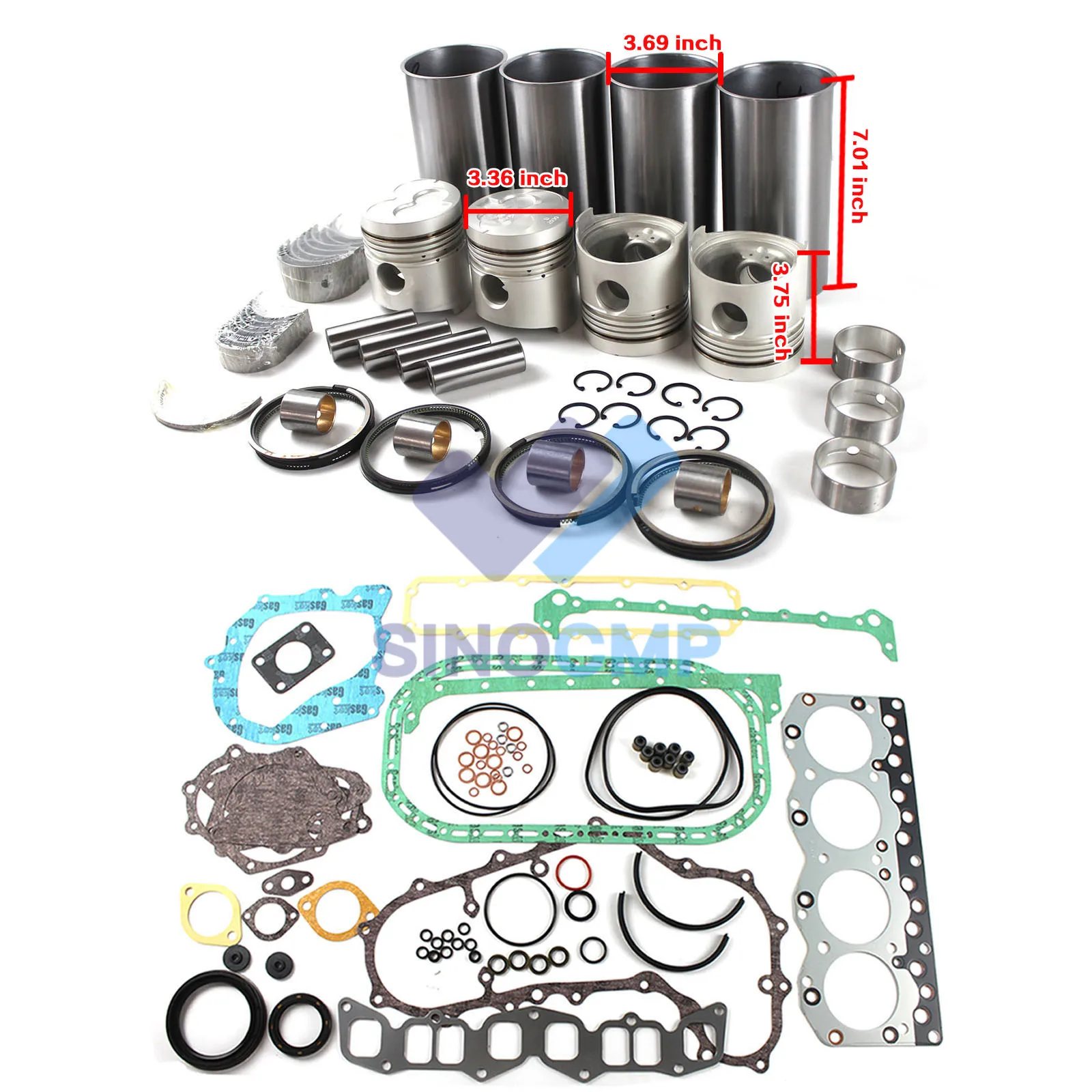 C240 C240PKJ C240PKG Engine Overhaul Rebuild Kit Set For TCM KOMATSU FORKLIFT TRUCK
C240 C240PKJ C240PKG Engine Overhaul Rebuild Kit Set For TCM KOMATSU FORKLIFT TRUCK