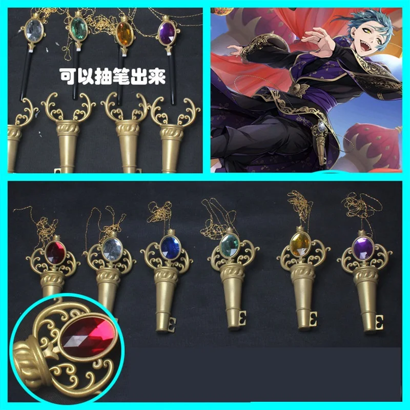 Game Twisted-Wonderland Magic Wand Pen Stick Cosplay Accessories Jade Floyd Riddle Malleus Draconia Cosplay Costumes Props
Game Twisted-Wonderland Magic Wand Pen Stick Cosplay Accessories Jade Floyd Riddle Malleus Draconia Cosplay Costumes Props