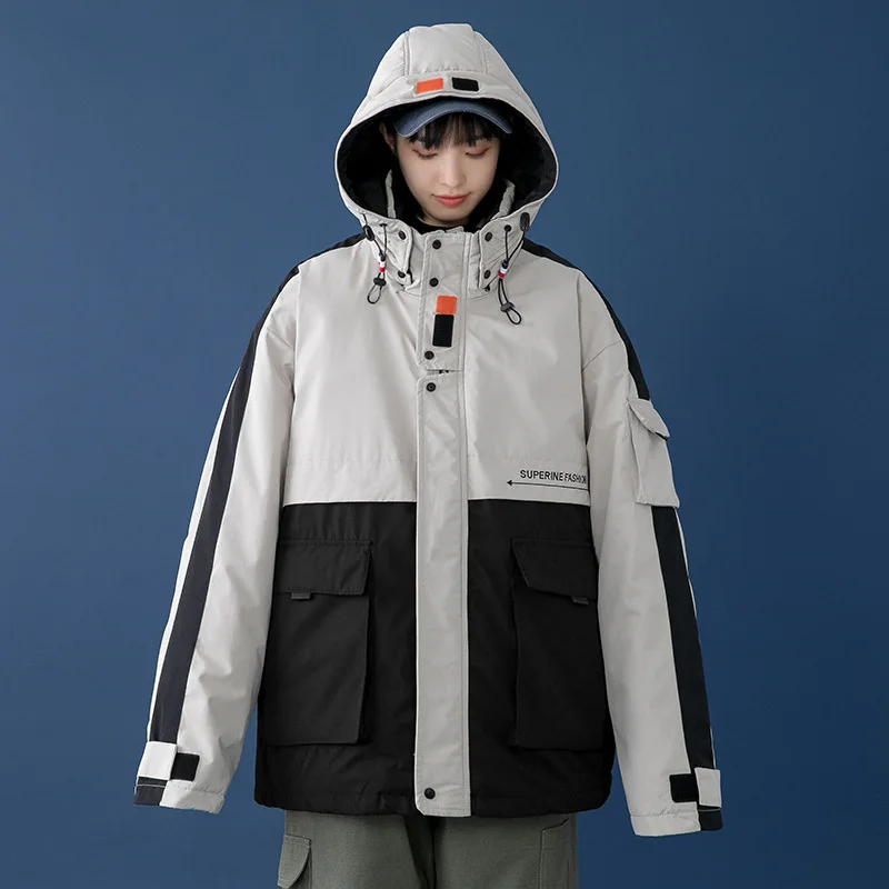 Couple Models Hooded Short Tooling Down Cotton Jacket Thick Padded Jacket Men and Women Unisex Jacket Winter Coat Men
Couple Models Hooded Short Tooling Down Cotton Jacket Thick Padded Jacket Men and Women Unisex Jacket Winter Coat Men