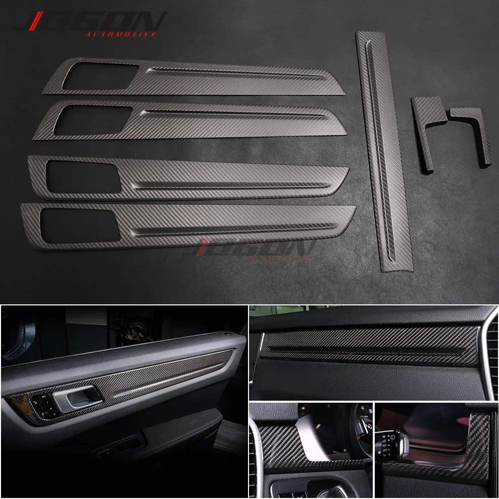 7pcs Real Carbon Fiber Interior Console Door Cover Trim For Porsche Cayenne 2018-2022 Car Styling Molding Strip Accessories
7pcs Real Carbon Fiber Interior Console Door Cover Trim For Porsche Cayenne 2018-2022 Car Styling Molding Strip Accessories