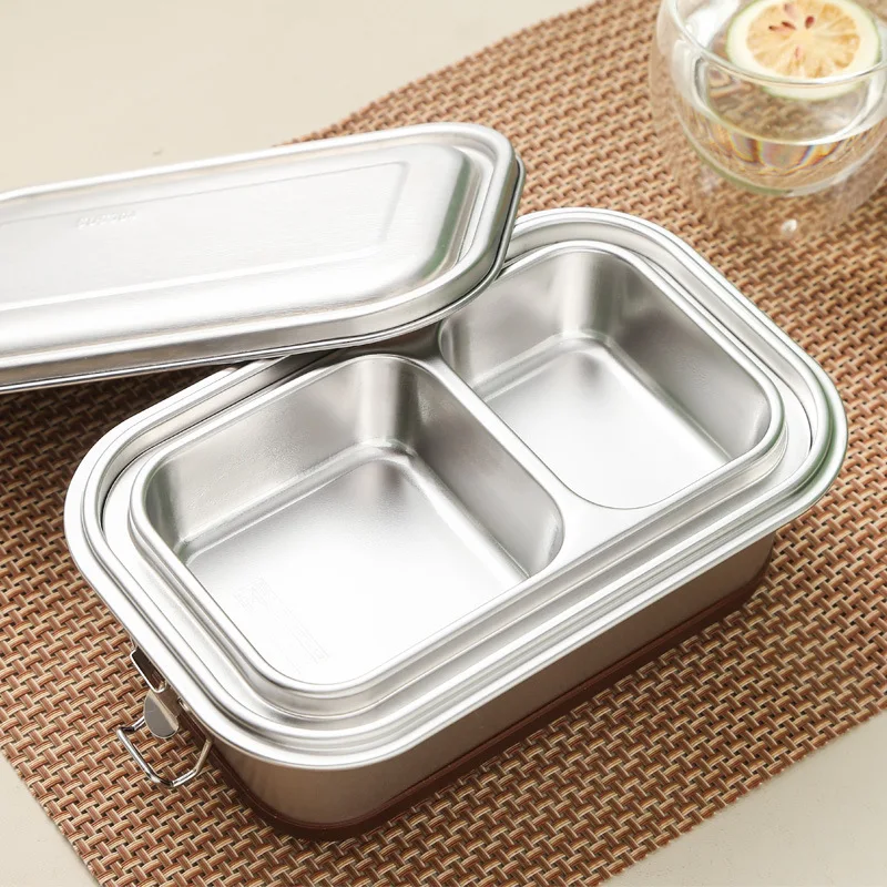 1PC Bento Lunch Box Stainless Steel Leak-Proof Food Container Children Student School Office Dinnerware Portable Tableware
1PC Bento Lunch Box Stainless Steel Leak-Proof Food Container Children Student School Office Dinnerware Portable Tableware