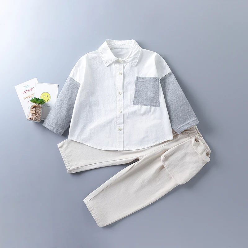 2-7 years high quality girl clothing set 2020 new autumn black white plaid shirt + Stretch & Spandex pant kid children clothing
2-7 years high quality girl clothing set 2020 new autumn black white plaid shirt + Stretch & Spandex pant kid children clothing