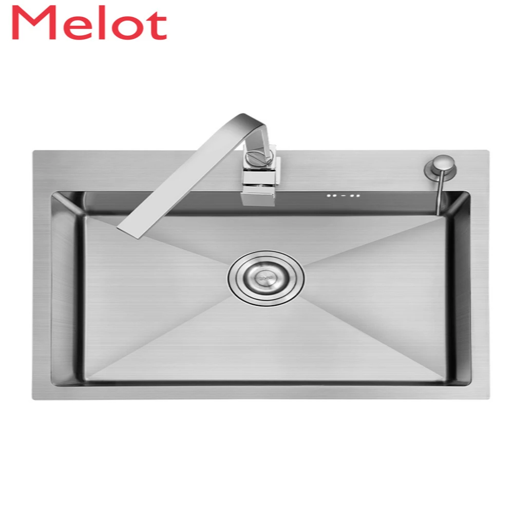 304 Stainless Steel Kitchen Sink Single Double Hand Wash Nappy Scullery Thickened Vegetable Washing
304 Stainless Steel Kitchen Sink Single Double Hand Wash Nappy Scullery Thickened Vegetable Washing