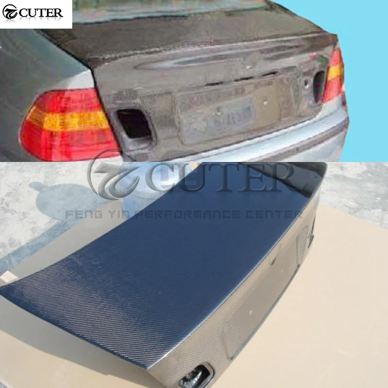 E46 3 Series Carbon Fiber Rear Trunk Hood Tail Cover for Bmw E46 325i Car Body Kit 98-04
E46 3 Series Carbon Fiber Rear Trunk Hood Tail Cover for Bmw E46 325i Car Body Kit 98-04