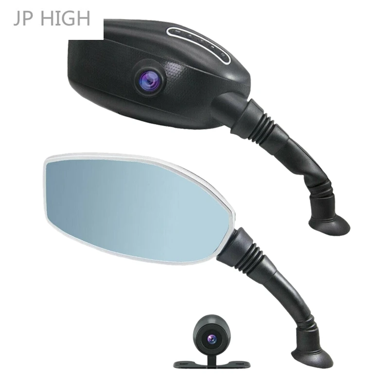 Motorcycle Rearview Mirror Camera, 1080P DVR Dash Cam Dual Lens Digital Video Recorder Waterproof Motorcycle Recorder
Motorcycle Rearview Mirror Camera, 1080P DVR Dash Cam Dual Lens Digital Video Recorder Waterproof Motorcycle Recorder