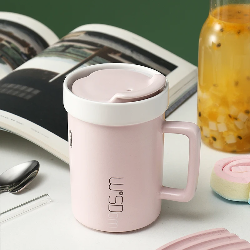 Mark cup coffee cup with cover spoon office simple ceramic water cup European creative small fresh breakfast milk
Mark cup coffee cup with cover spoon office simple ceramic water cup European creative small fresh breakfast milk