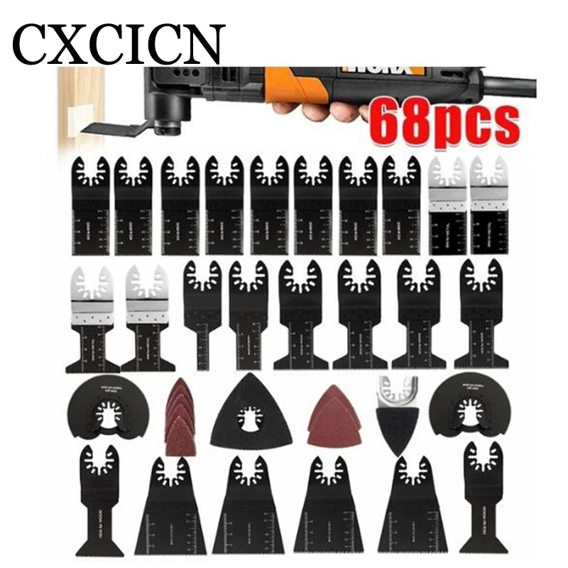 Oscillating Saw Blades Multi-Function Kit for Renovator Power Wood Cutting Tool
Oscillating Saw Blades Multi-Function Kit for Renovator Power Wood Cutting Tool