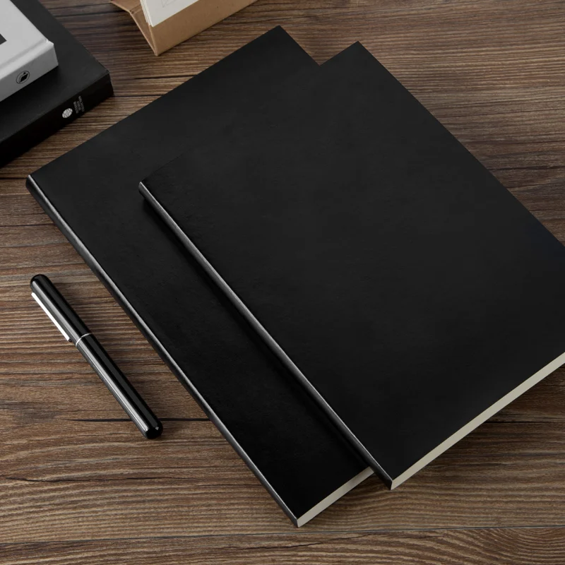 Guangbo Softcover Black Notebook A4 Diary Journal Office School Drawing Gift B5 160 Pages Notepad For Business Meeting Travel
Guangbo Softcover Black Notebook A4 Diary Journal Office School Drawing Gift B5 160 Pages Notepad For Business Meeting Travel