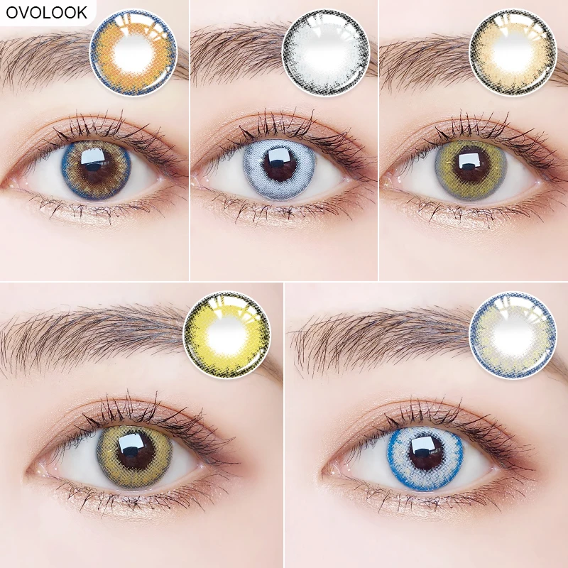 OVOLOOK 2 шт./пара красивые контактные линзы цветные линзы для глаз 5 тонов косметические линзы для глаз мягкие контактные линзы
OVOLOOK 2 шт./пара красивые контактные линзы цветные линзы для глаз 5 тонов косметические линзы для глаз мягкие контактные линзы