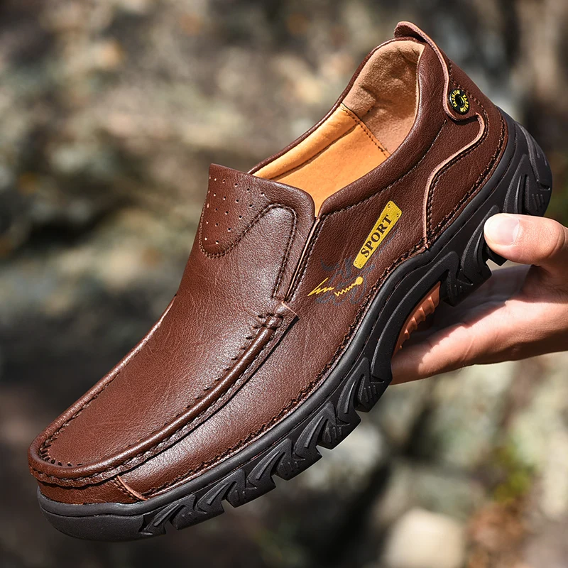 Men's Genuine Leather Shoes Size 38-48 Head Leather Soft Anti-slip Driving Shoes Man Spring Business Dress Shoes
Men's Genuine Leather Shoes Size 38-48 Head Leather Soft Anti-slip Driving Shoes Man Spring Business Dress Shoes