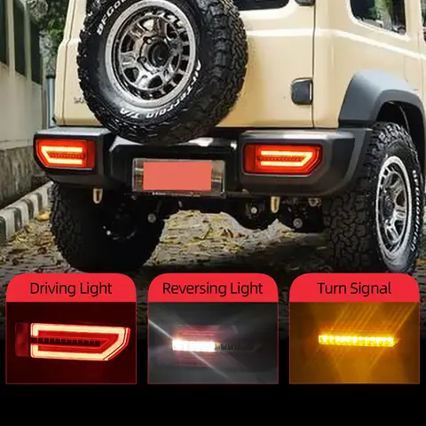 LED reflector Tail Lamp for Suzuki JIMNY 2019 2020 2021 2022 2023 Taillight Rear Lamp Parking Brake light Flow Turn Signal