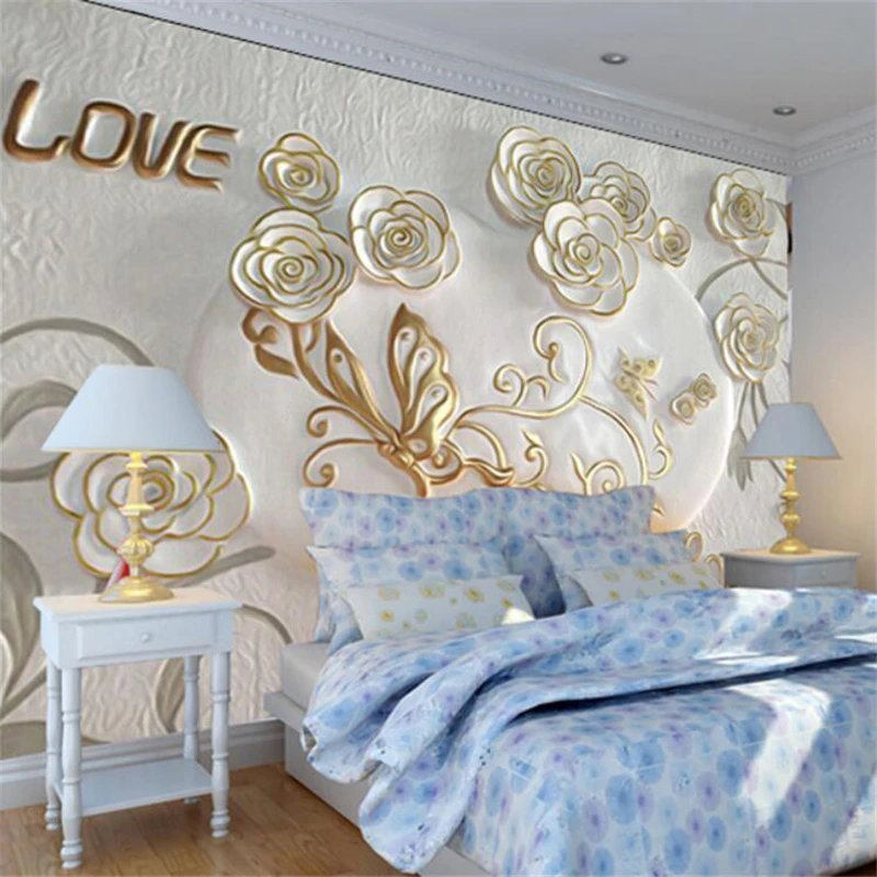 beibehang Custom wallpaper 3d modern minimalist papel de parede embossed rose butterfly mural TV background decorative painting
beibehang Custom wallpaper 3d modern minimalist papel de parede embossed rose butterfly mural TV background decorative painting