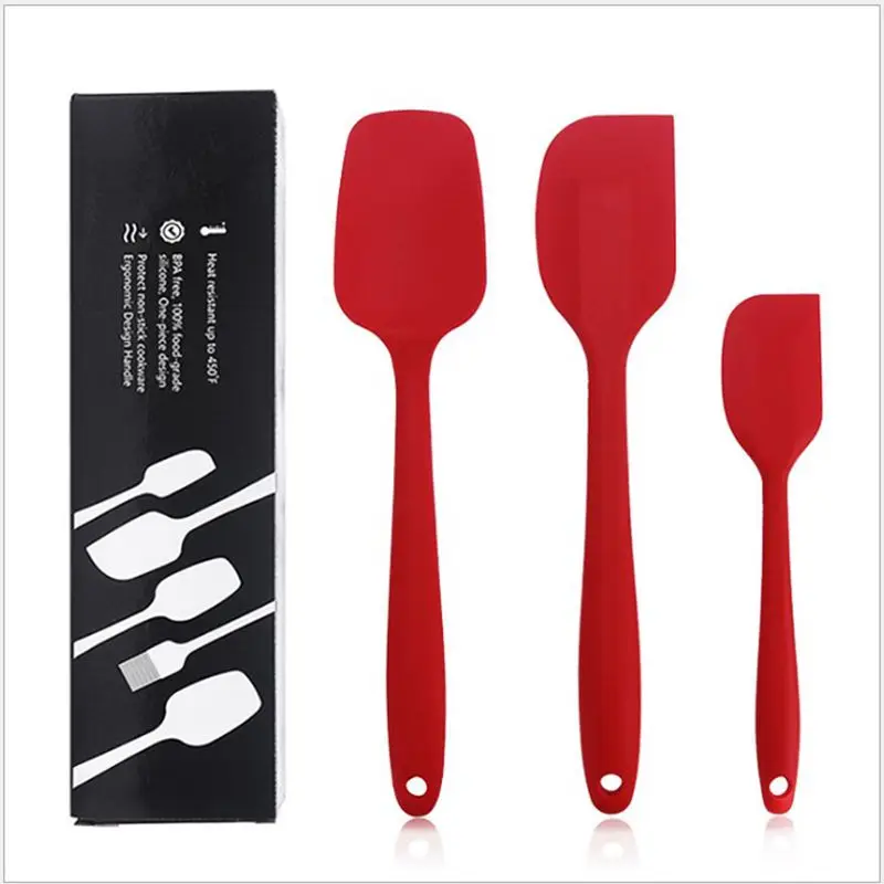 Three Piece Spatula Set, Silicone Spatula, Batter Stirring Knife, Baking Tool, Cake Cream
Three Piece Spatula Set, Silicone Spatula, Batter Stirring Knife, Baking Tool, Cake Cream