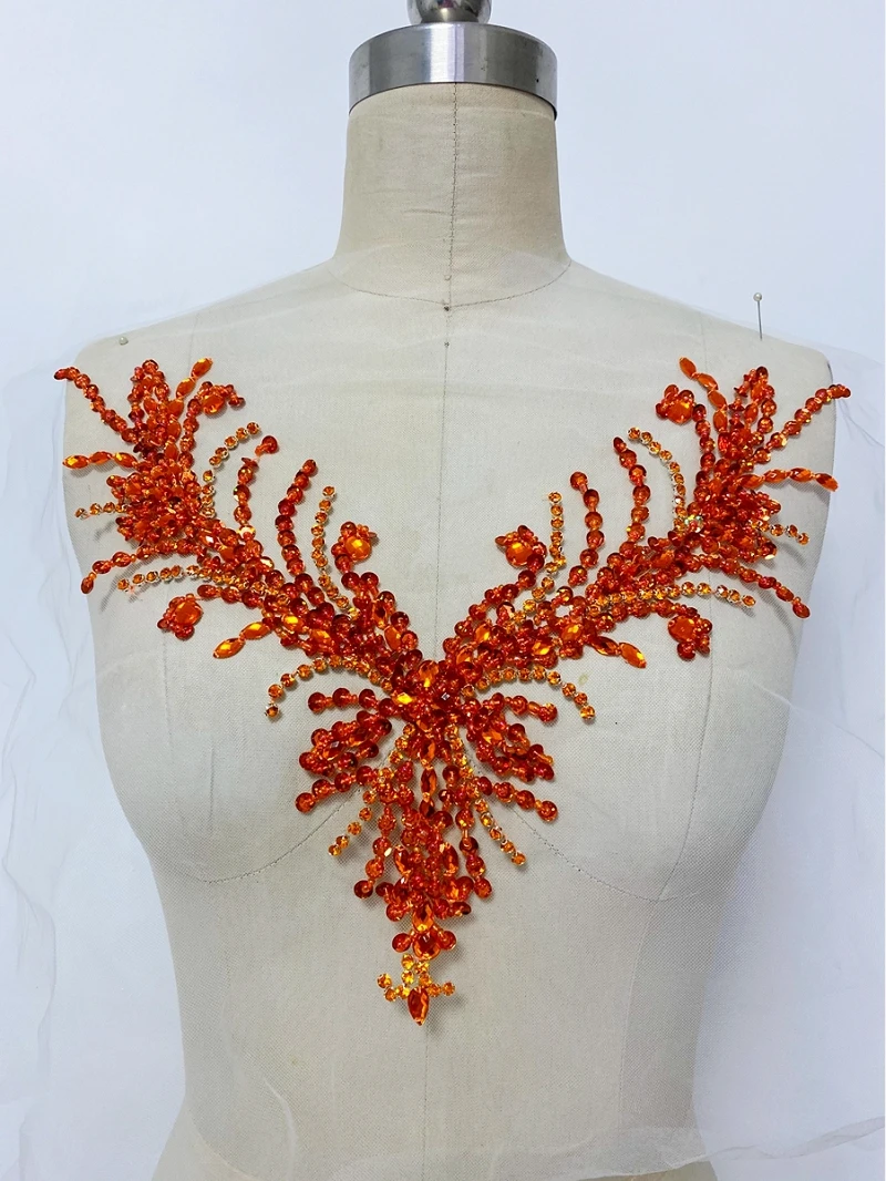 1 шт. Аппликация ручной работы из серебристых, желтых, синих, фиолетовых страз и кристаллов, пришивная, для воротника, для свадебного платья, аксессуары для рукоделия
1 шт. Аппликация ручной работы из серебристых, желтых, синих, фиолетовых страз и кристаллов, пришивная, для воротника, для свадебного платья, аксессуары для рукоделия