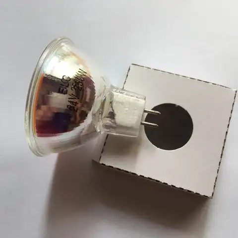 ELC 24V250W halogen bulb,Alternative for  HLX 64653 PH 13163 24V 250W GX5.3 Lamp,Microscope Projector light