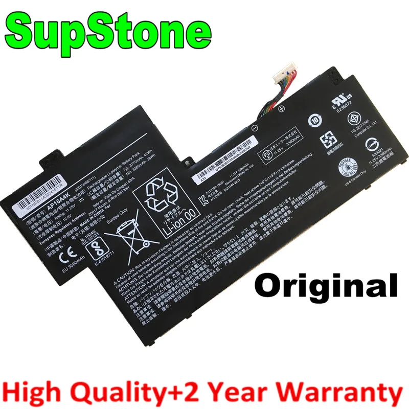 Новый оригинальный аккумулятор SupStone AP16A4K KT.00304.003 для ноутбука Acer Swift SF113-31-P865 SF11 ASPIRE 11 AO1-132 N16Q9 NE132
Новый оригинальный аккумулятор SupStone AP16A4K KT.00304.003 для ноутбука Acer Swift SF113-31-P865 SF11 ASPIRE 11 AO1-132 N16Q9 NE132