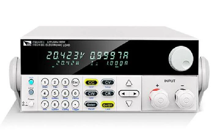 Новая программируемая одноканальная электронная нагрузка ITECH IT8512C + DC 120 В/60 А/300 Вт
Новая программируемая одноканальная электронная нагрузка ITECH IT8512C + DC 120 В/60 А/300 Вт