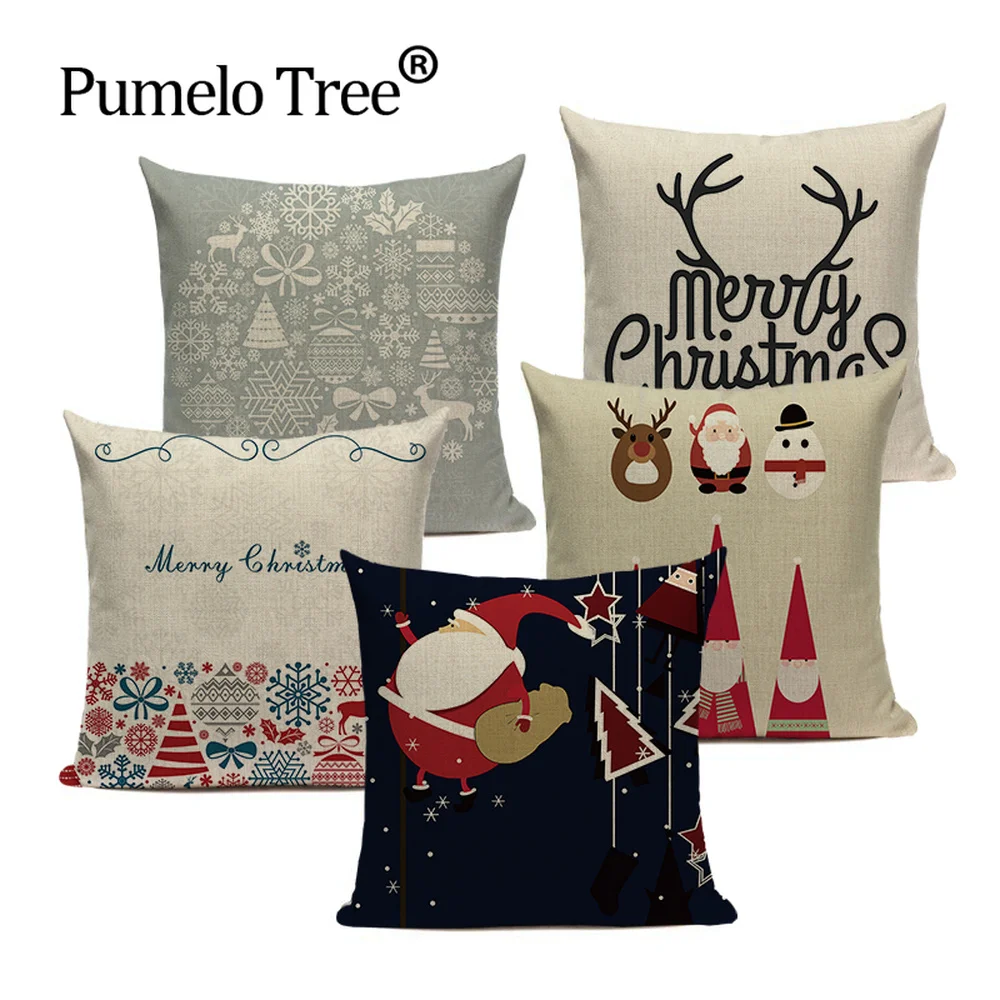 Merry Christmas Cartoon Santa Claus Deer Home Decor Pillows Covers Merry Christmas Gifts for The New Year Adornos De Navidad
Merry Christmas Cartoon Santa Claus Deer Home Decor Pillows Covers Merry Christmas Gifts for The New Year Adornos De Navidad