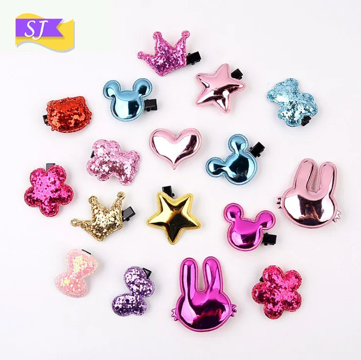 20pcs New children's hair clip, green onion powder, heart-shaped cartoon bangs, shiny hairpin set, cute girl's side clip jewelry
20pcs New children's hair clip, green onion powder, heart-shaped cartoon bangs, shiny hairpin set, cute girl's side clip jewelry