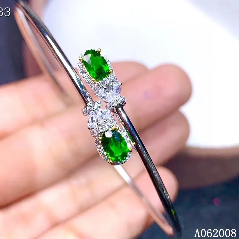 KJJEAXCMY fine jewelry 925 sterling silver inlaid natural diopside ladies popular hand bracelet support inspection
KJJEAXCMY fine jewelry 925 sterling silver inlaid natural diopside ladies popular hand bracelet support inspection